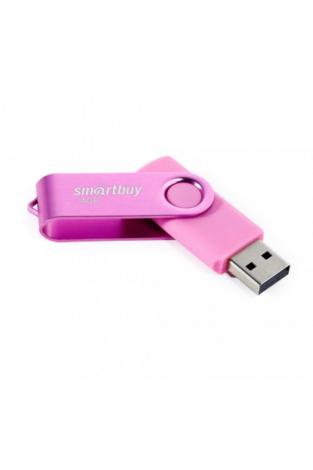 Флешка SmartBuy Twist USB 2.0 4GB (SB004GB2TWP) (розовый) 3