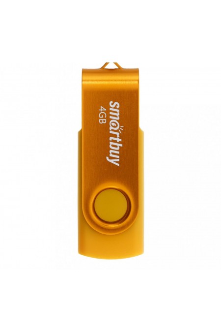 Флешка SmartBuy Twist USB 2.0 4GB (SB004GB2TWY) (желтый) 
