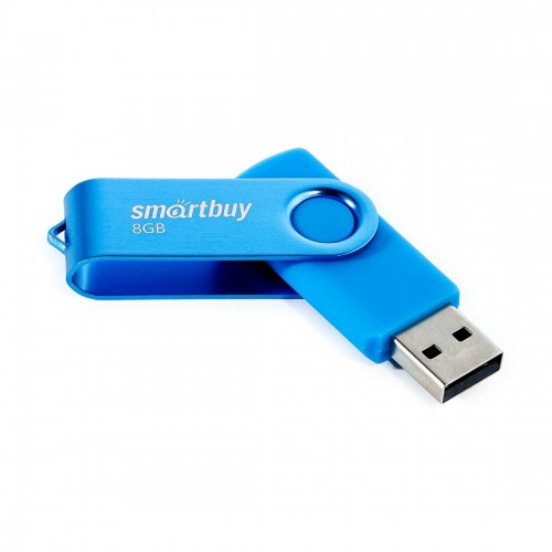 Флешка SmartBuy Twist USB 2.0 8GB (SB008GB2TWB) (синий) 