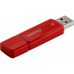 Флешка Smartbuy USB 2.0 8GB (SB8GBDK-R) (красный)