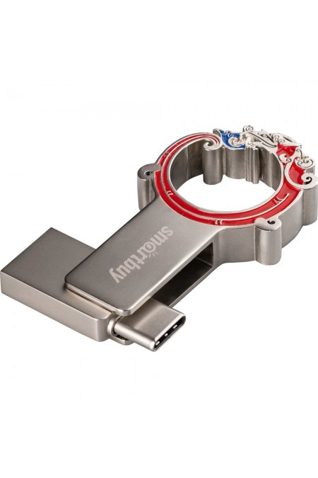 Флешка SMARTBUY USB 3.0/3.1 32GB (SB32GB3MSN) (серебристый) 