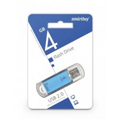 Флешка SMARTBUY V-CUT USB 2.0 4GB (SB4GBVC-B) (синий)