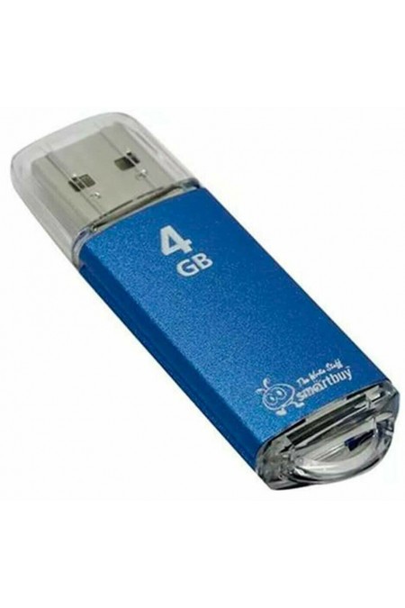 Флешка SMARTBUY V-CUT USB 2.0 4GB (SB4GBVC-B) (синий) 1