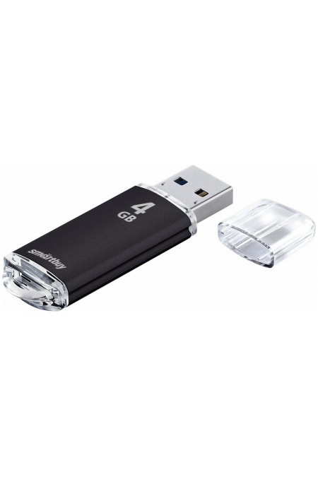 Флешка Smartbuy V-Cut USB 2.0 4GB (SB4GbVC-K) (черный) 