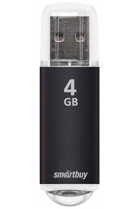 Флешка Smartbuy V-Cut USB 2.0 4GB (SB4GbVC-K) (черный) 1
