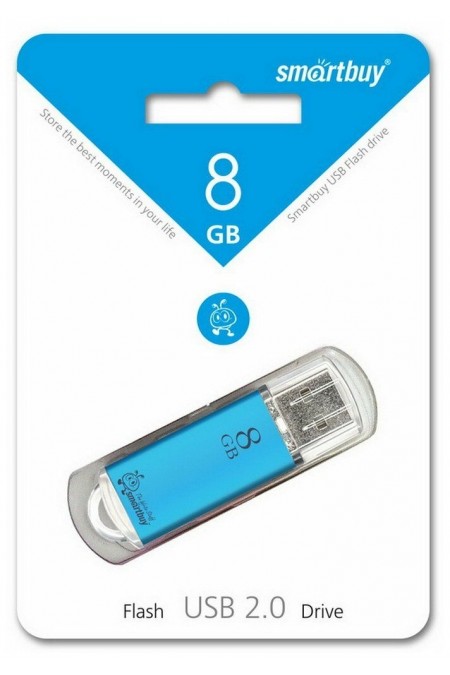 Флешка SMARTBUY V-Cut USB 2.0 8GB (синий) 
