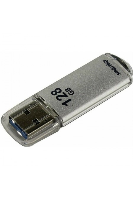 Флешка SmartBuy V-Cut USB 3.0/3.1 128GB (SB128GBVC-S3) (серебристый) 