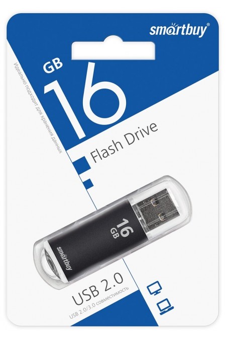 Флешка Smartbuy V-Cut USB2.0 16GB (SB16GBVC-K) (черный) 4