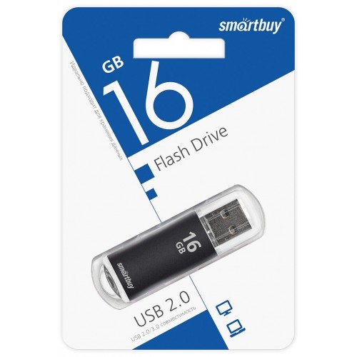 Флешка Smartbuy V-Cut USB2.0 16GB (SB16GBVC-K) (черный) 4