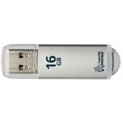 Флешка Smartbuy V-Cut USB2.0 16GB (SB16GBVC-S) (серебристый)