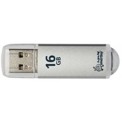 Флешка Smartbuy V-Cut USB2.0 16GB (SB16GBVC-S) (серебристый)