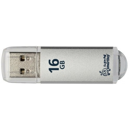 Флешка Smartbuy V-Cut USB2.0 16GB (SB16GBVC-S) (серебристый) 