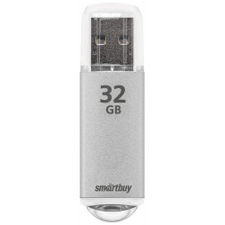 Флешка Smartbuy V-Cut USB2.0 32GB (SB32GbVC-S) (серебристый)
