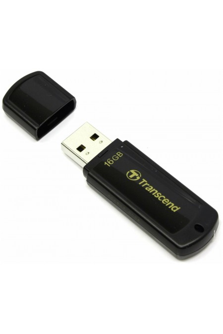Флешка Transcend JetFlash 350 16GB (TS16GJF350) (черный) 1