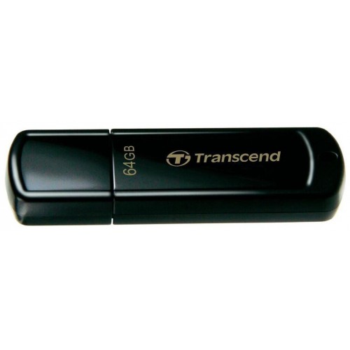 Флешка Transcend JetFlash 350 64GB (TS64GJF350) (черный) 1