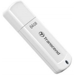 Флешка Transcend JetFlash 370 64GB (TS64GJF370) (белый)