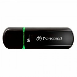 Флешка TRANSCEND Jetflash 600 USB 2.0 16GB (TS16GJF600) (черный/зеленый)
