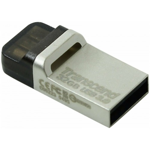 Флешка Transcend JetFlash 880 32GB (TS32GJF880S) (серебристый) 2