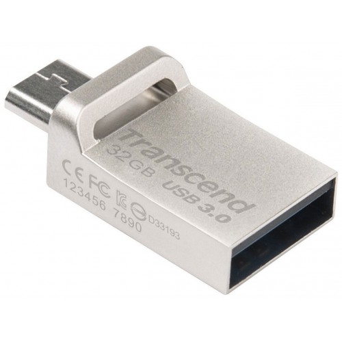 Флешка Transcend JetFlash 880 32GB (TS32GJF880S) (серебристый) 3