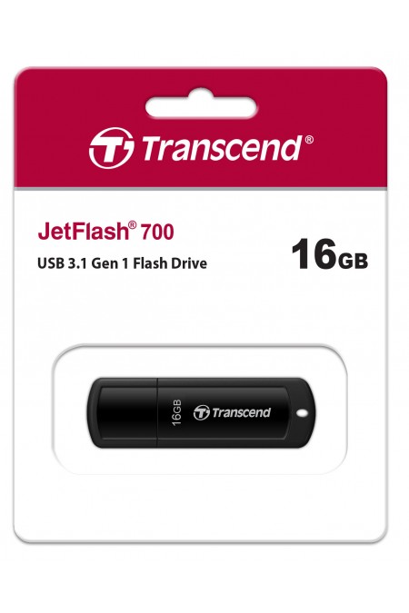 Флешка Transcend TS16GJF700 USB3.0 16GB (черный) 1