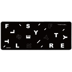 Коврик A4Tech FStyler FP75 750x300мм (черный/белый)