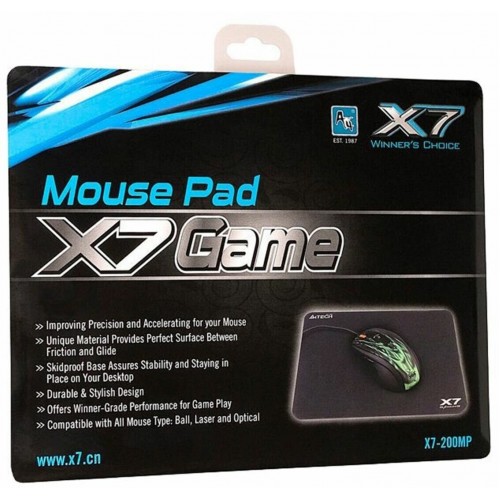 Коврик A4Tech X7 Pad X7-200MP 250x200мм (черный) 6