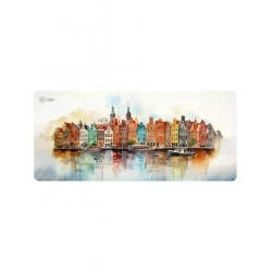 Коврик Cactus Amsterdam CS-MP-PRO12XXL 900x400мм (белый/рисунок)