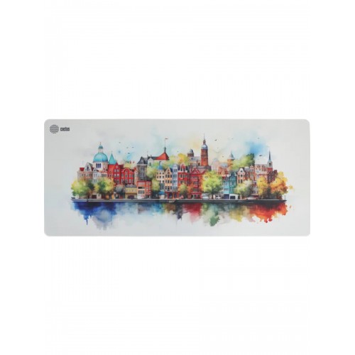 Коврик Cactus Amsterdam CS-MP-PRO12XXL 900x400мм (белый/рисунок) 8