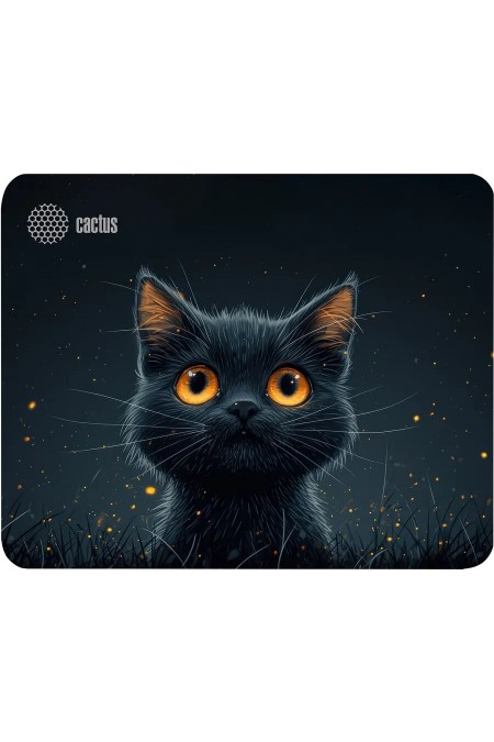 Коврик Cactus Cat CS-MPC-D09S 250x200мм (черный) 