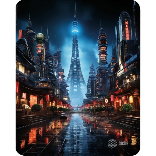 Коврик Cactus CS-MP-D05M City 300x250мм (рисунок) 