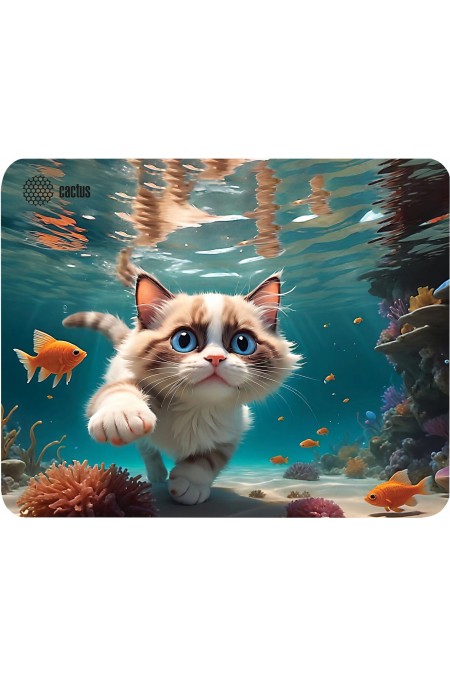 Коврик Cactus Fish Cat CS-MPC-D15M 300x250мм (рисунок) 