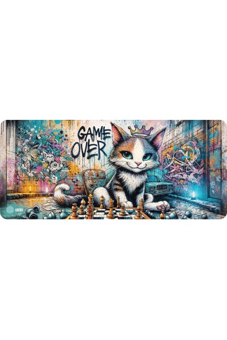 Коврик Cactus Game Over CS-MP-COR01XXL 900x400мм (рисунок) 