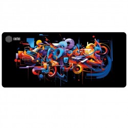 Коврик Cactus Graffiti CS-MP-PRO10ХXL 900x400мм (рисунок/черный)