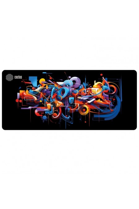 Коврик Cactus Graffiti CS-MP-PRO10ХXL 900x400мм (рисунок/черный) 