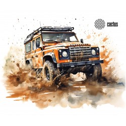 Коврик Cactus Jeep CS-MP-D11S 250x200мм (рисунок)