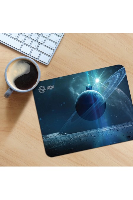 Коврик Cactus Saturn CS-MPC-P03M 300x250мм (черный/рисунок) 2