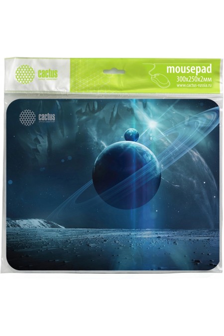 Коврик Cactus Saturn CS-MPC-P03M 300x250мм (черный/рисунок) 3