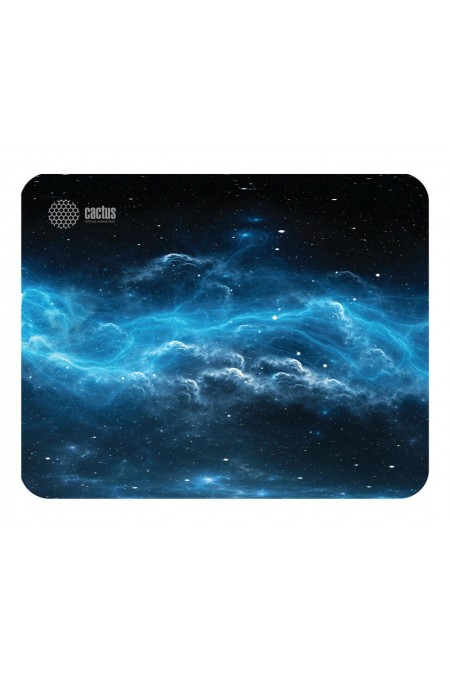 Коврик Cactus Space Clouds CS-MPC-P05M 300x250мм (черный/синий) 2