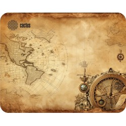 Коврик Cactus Vintage map CS-MP-D10S 250x200мм (рисунок)