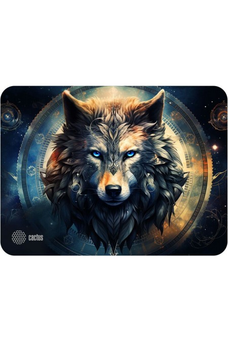Коврик Cactus Wolf CS-MP-PRO20XL 400x300мм (черный/рисунок) 