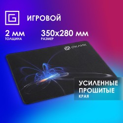 Коврик OKLICK OK-FP0350 350х280мм (черный)