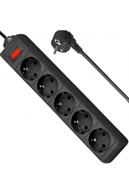 Сетевой фильтр Defender 99485 5 розеток 3 м (черный) 2