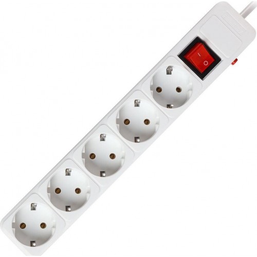 Сетевой фильтр SmartBuy SBSP-5-50-W 5 розеток 5 м (белый) 