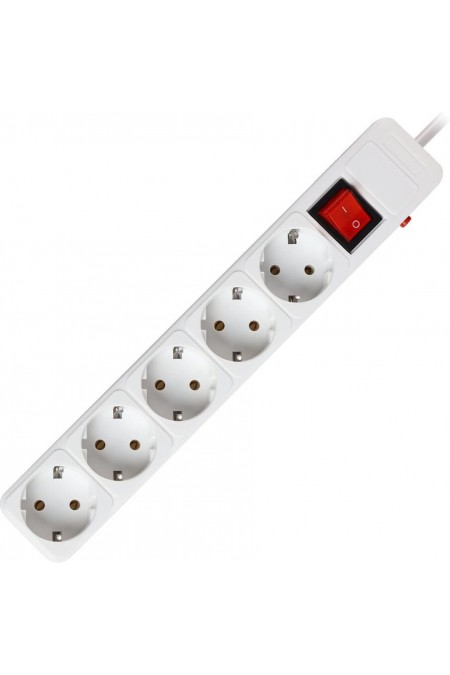 Сетевой фильтр SmartBuy SBSP-5-50-W 5 розеток 5 м (белый) 1