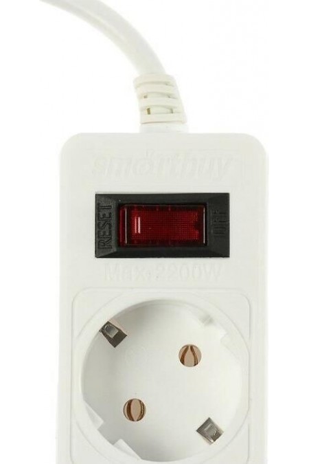 Сетевой фильтр SmartBuy SBSP-5-18-W 5 розеток 1.8 м (белый) 4