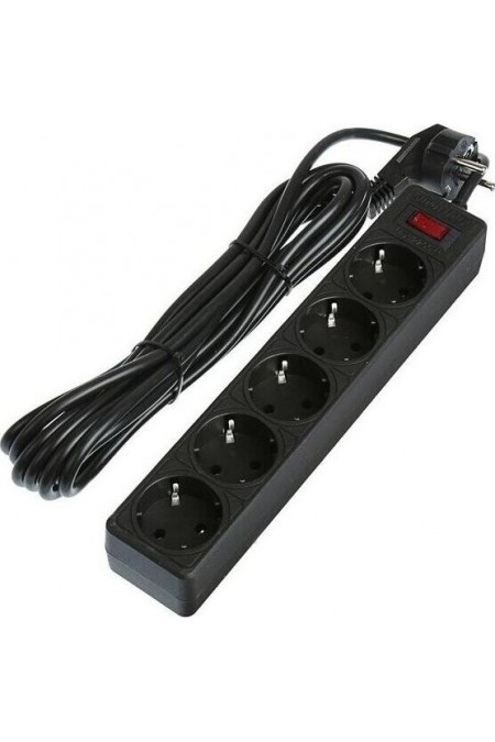 Сетевой фильтр SmartBuy SBSP-50-K 5 розеток 5 м (черный) 2