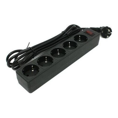 Сетевой фильтр DEFENDER (99486) ES сет.фильтр 5роз - 5м (черный) 13