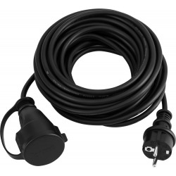 Сетевой удлинитель Buro BU-PS1.20/FRB-16 1 розетка 20 м (черный)