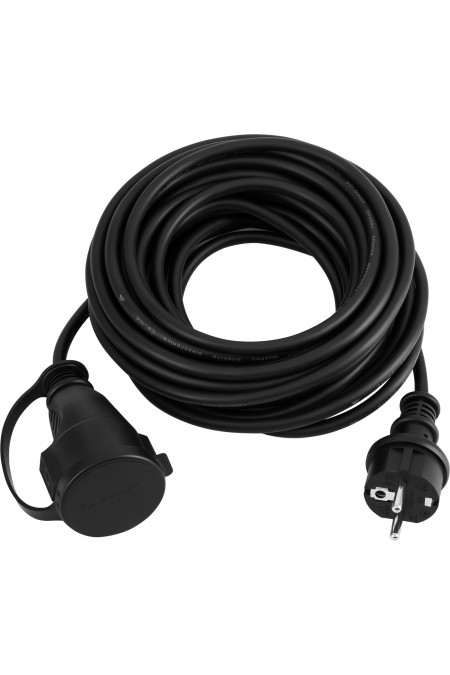 Сетевой удлинитель Buro BU-PS1.20/FRB-16 1 розетка 20 м (черный) 
