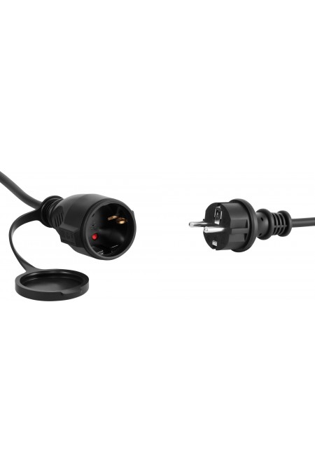 Сетевой удлинитель Buro BU-PS1.20/FRB-16 1 розетка 20 м (черный) 1
